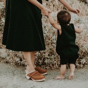 Lottas from Stockholm Classic Brown Leather Clog